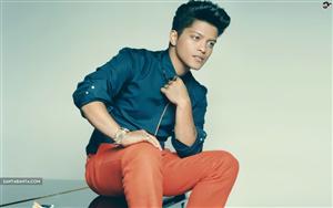 American singer-songwriter, Peter Gene Hernandez, known as Bruno Mars